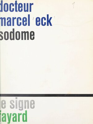 cover image of Sodome